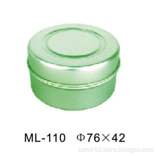 round candle tin box